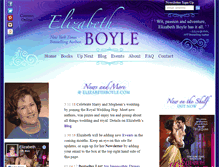 Tablet Screenshot of elizabethboyle.com